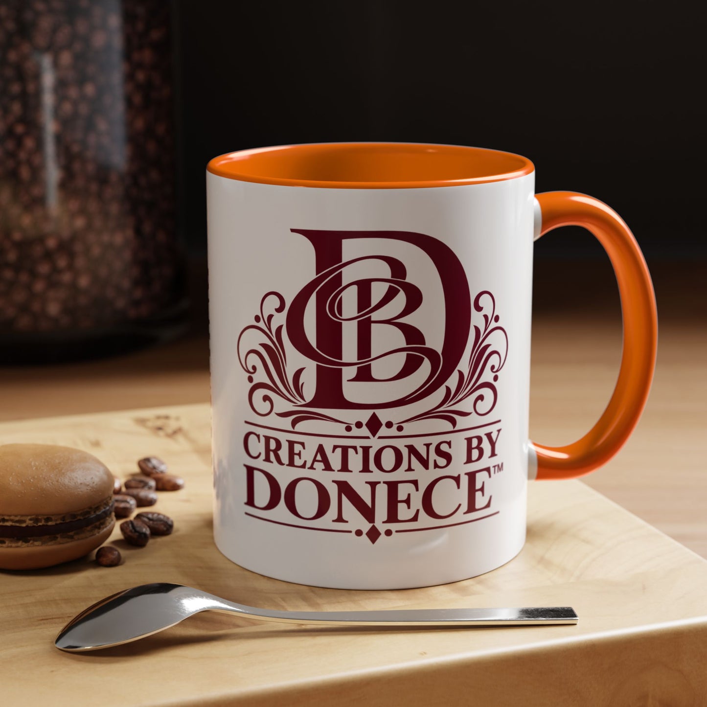 Creations by Donece Logo Accent Coffee Mug (11/15oz)