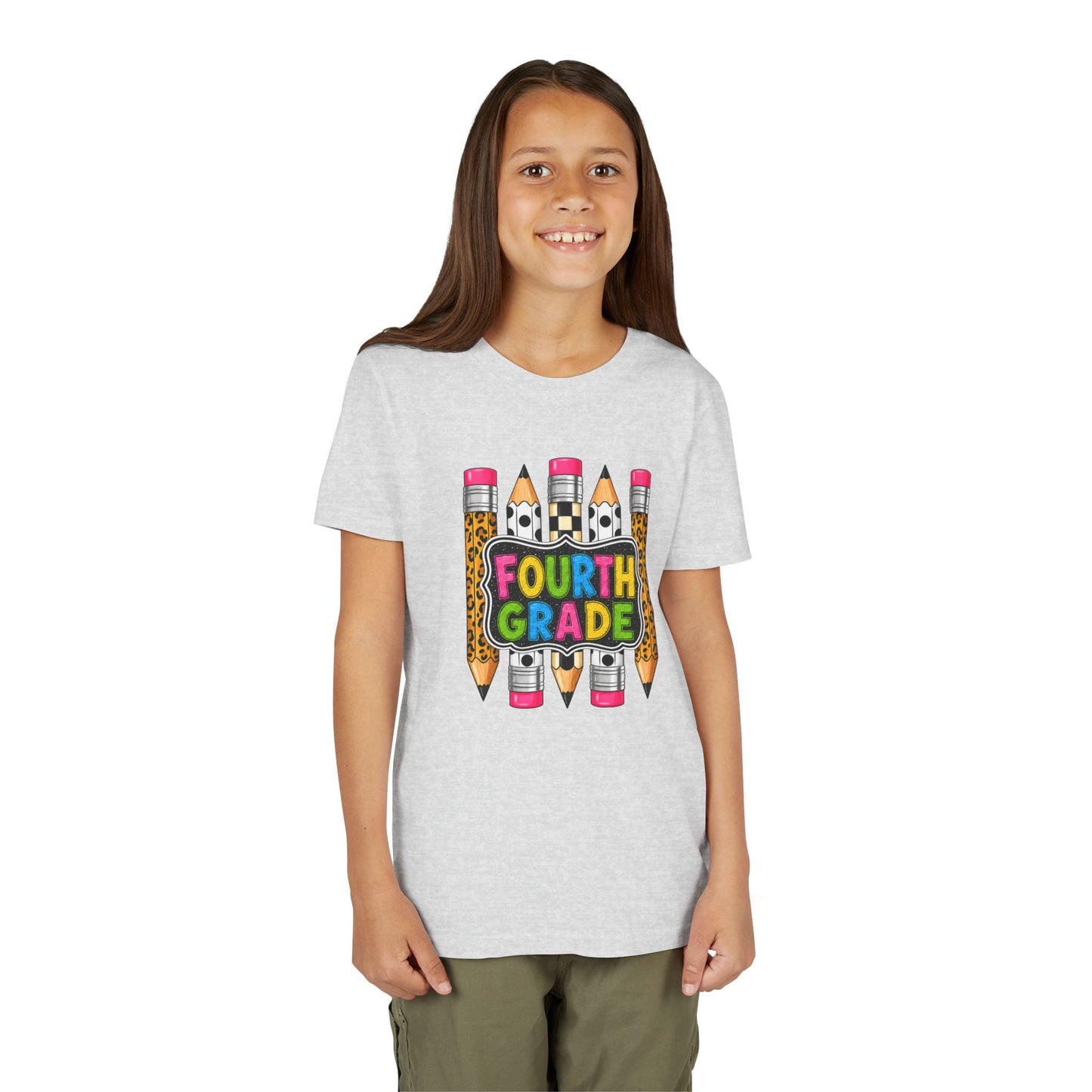 Fourth Grade Pencil Kids Tee – Back to School Youth Shirt