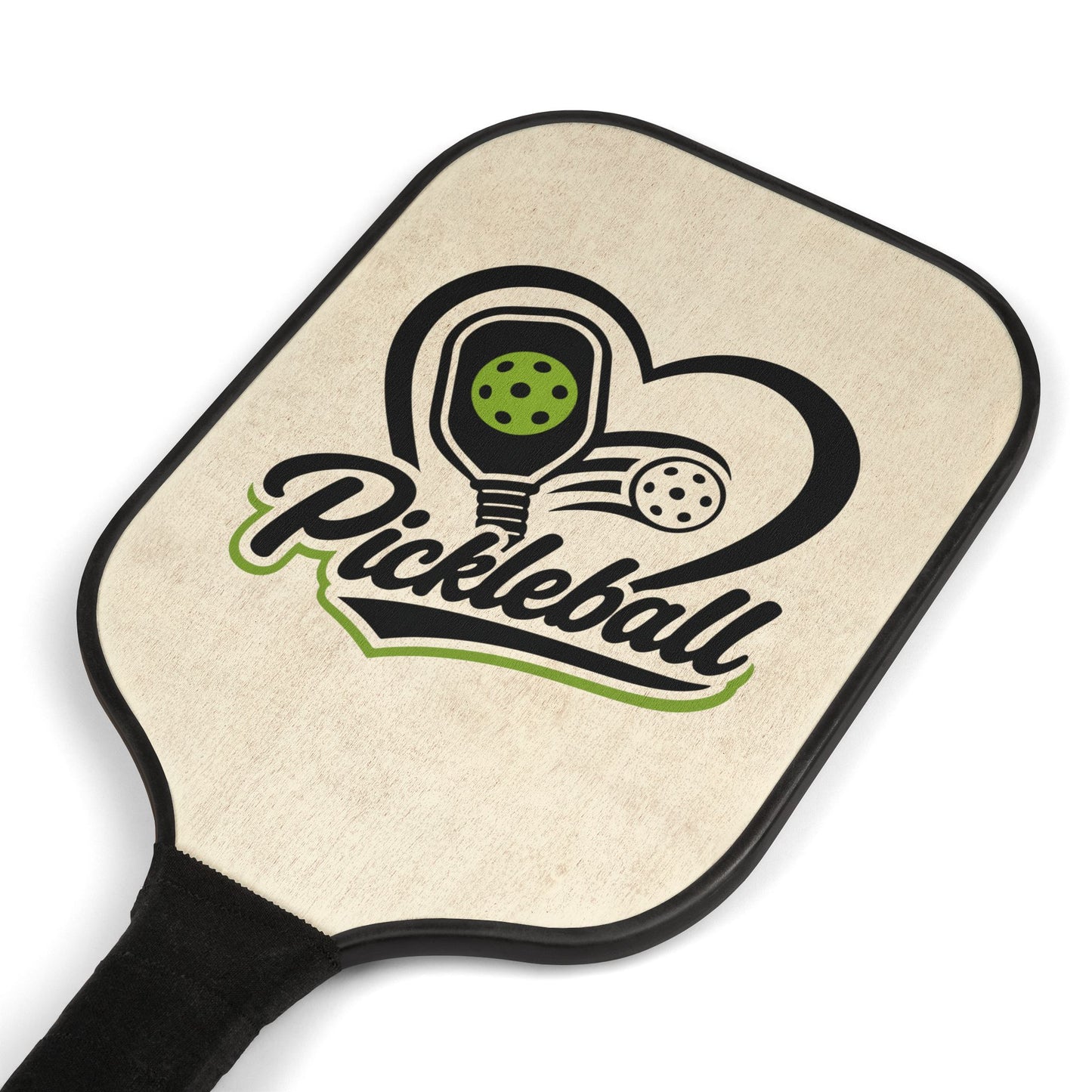 Pickleball Paddle Set — Heart Logo Pickleball Kit with 2 Paddles & Balls