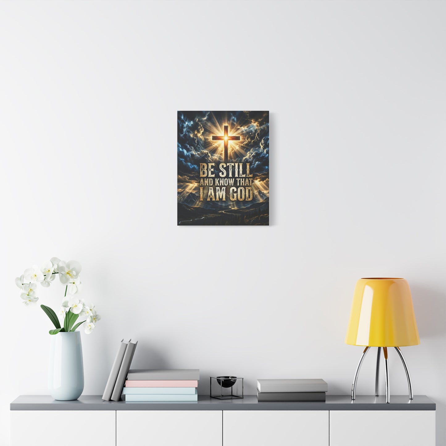 Be Still and Know That I Am God Matte Canvas Wall Art