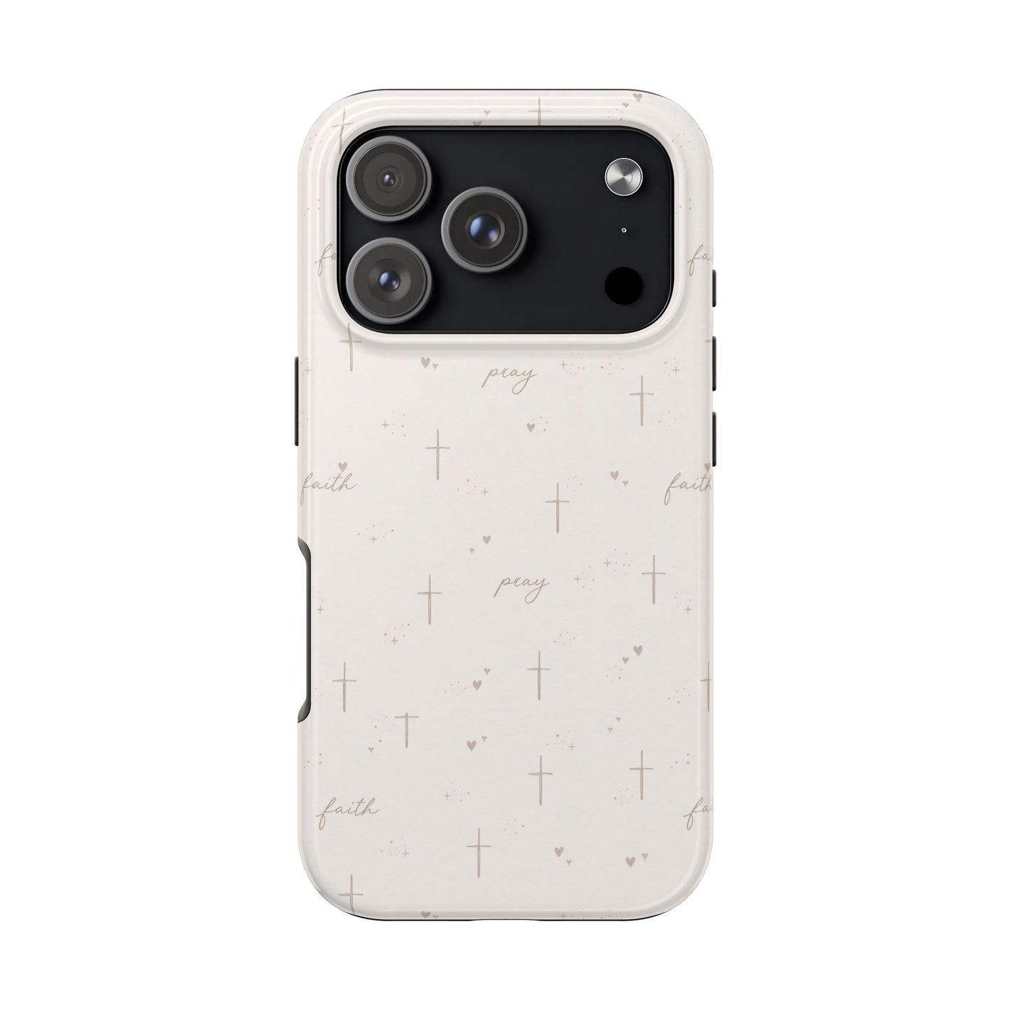 Pray with Faith Phone Case | Christian floral iPhone Case