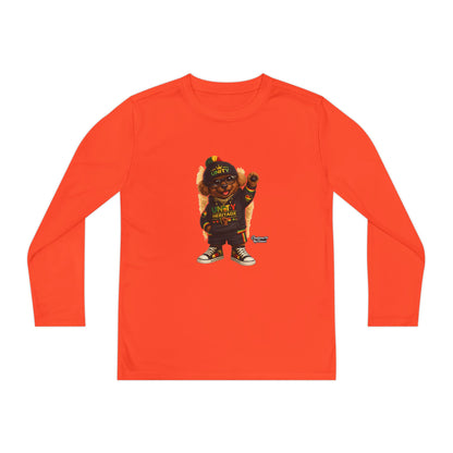 T-Shirt — Kids Rasta Teddy Graphic Long Sleeve
