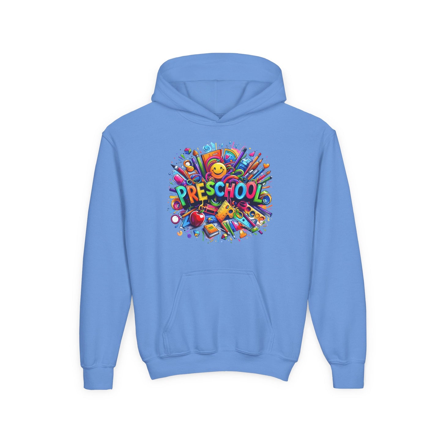 Preschool Kids Hoodie — Colorful Back-to-School Preschool Design