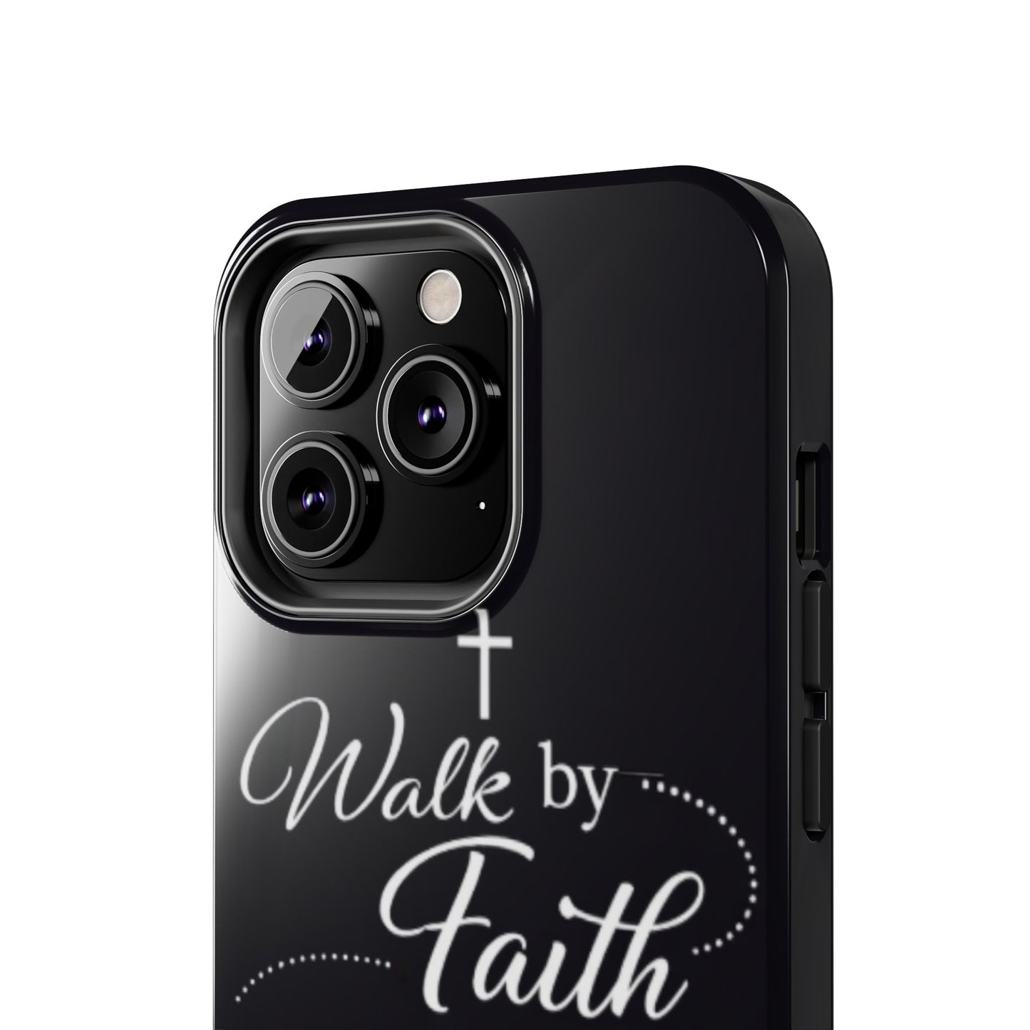 Walk by Faith Tough Phone Case – Christian Inspirational Scripture Design