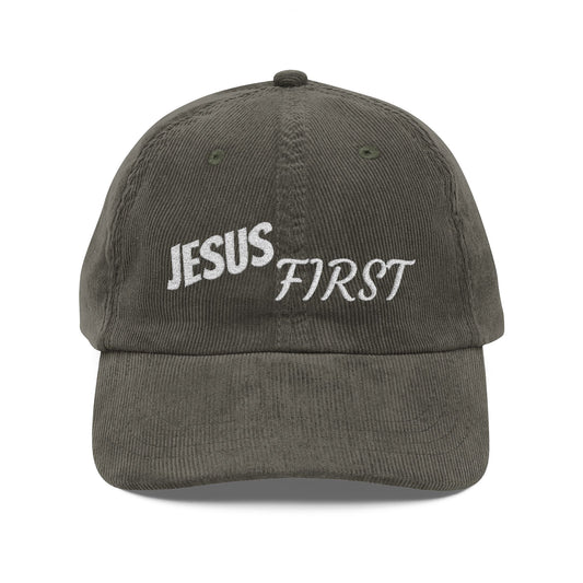 Vintage Corduroy Cap (Embroidery)