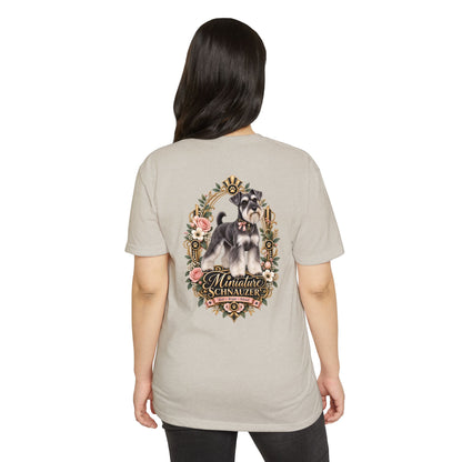 Miniature Schnauzer Floral Tee