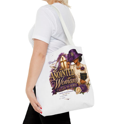Anointed Woman Tote Bag – 'Called to Serve' Faithful Church Purse