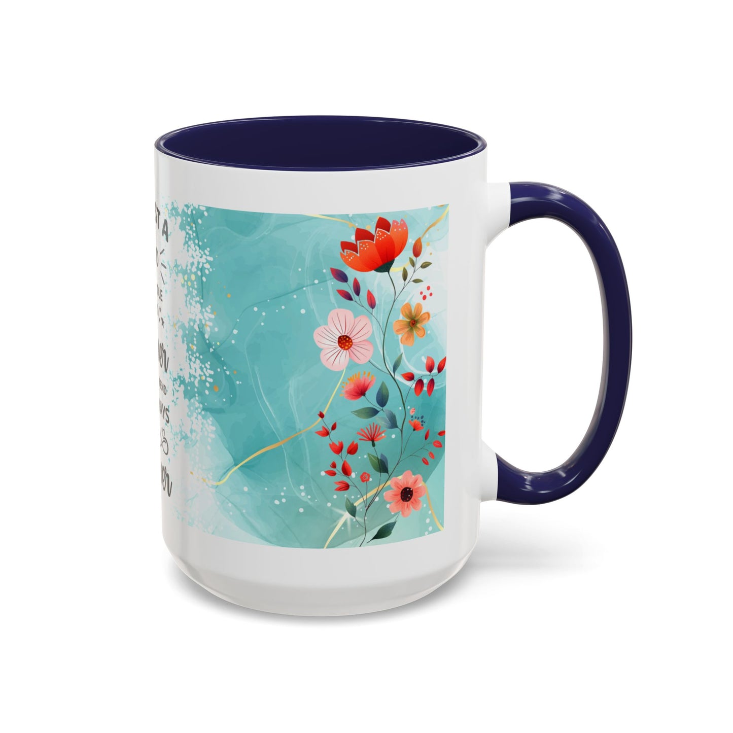 Mother Coffee Mug — “Not Just a Word but a Whole World” Floral Gift (11/15oz)