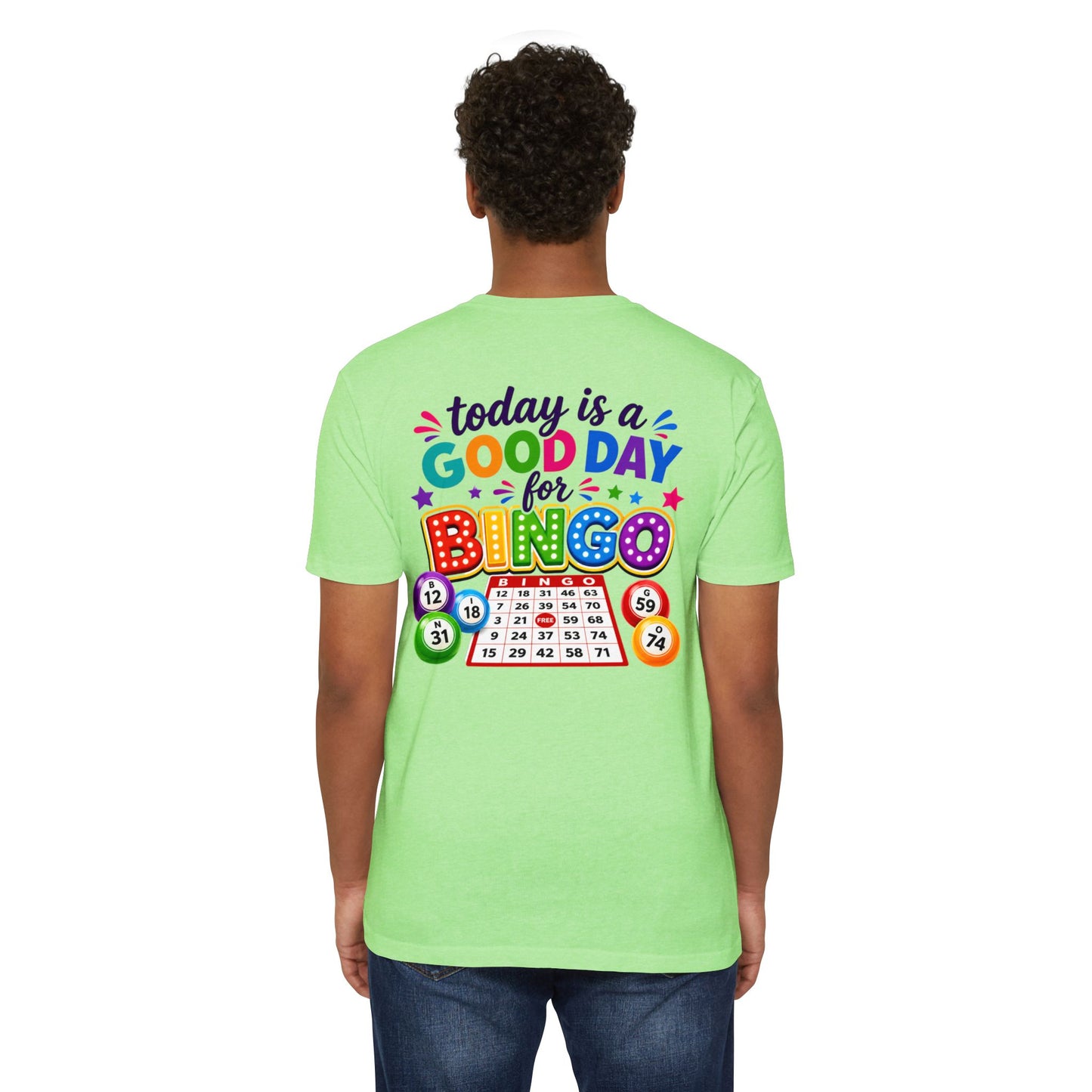 Bingo T-Shirt — "Today Is a Good Day for Bingo" Colorful Game Night Tee