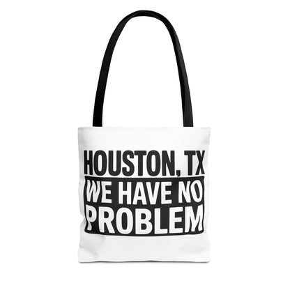 Houston TX Tote Bag — 'We Have No Problem' Graphic Market Tote