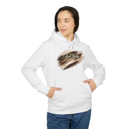 First Lady Brushstroke Hoodie — Elegant Script Pullover