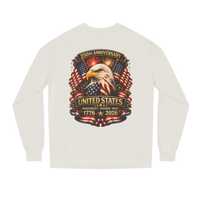 250th Anniversary United States Eagle Sweatshirt – 1776–2026 Patriotic Crewneck