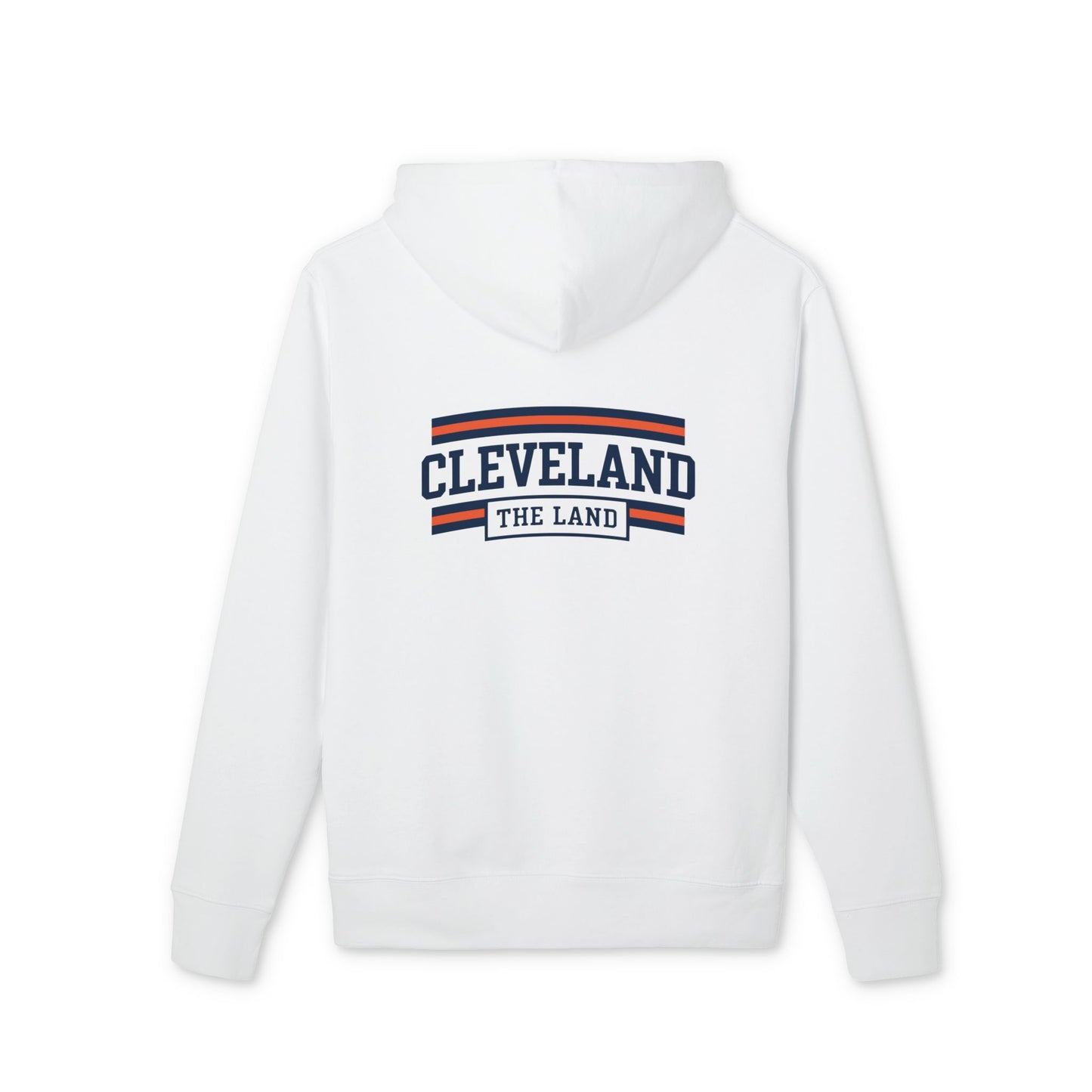 Cleveland "The Land" Hoodie — Retro Striped City Crewneck
