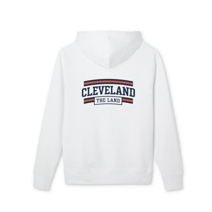 Cleveland "The Land" Hoodie — Retro Striped City Crewneck
