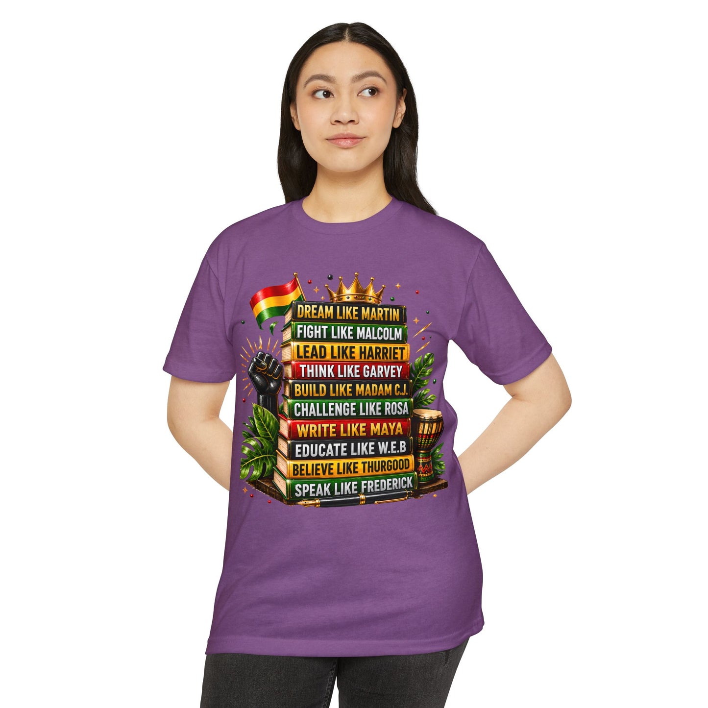 Inspirational Black History Leaders Graphic T-Shirt