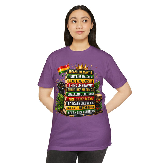 Inspirational Black History Leaders Graphic T-Shirt