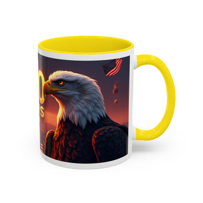 250 Years 1776–2026 Eagle Coffee Mug — Patriotic Anniversary 250th USA Celebration