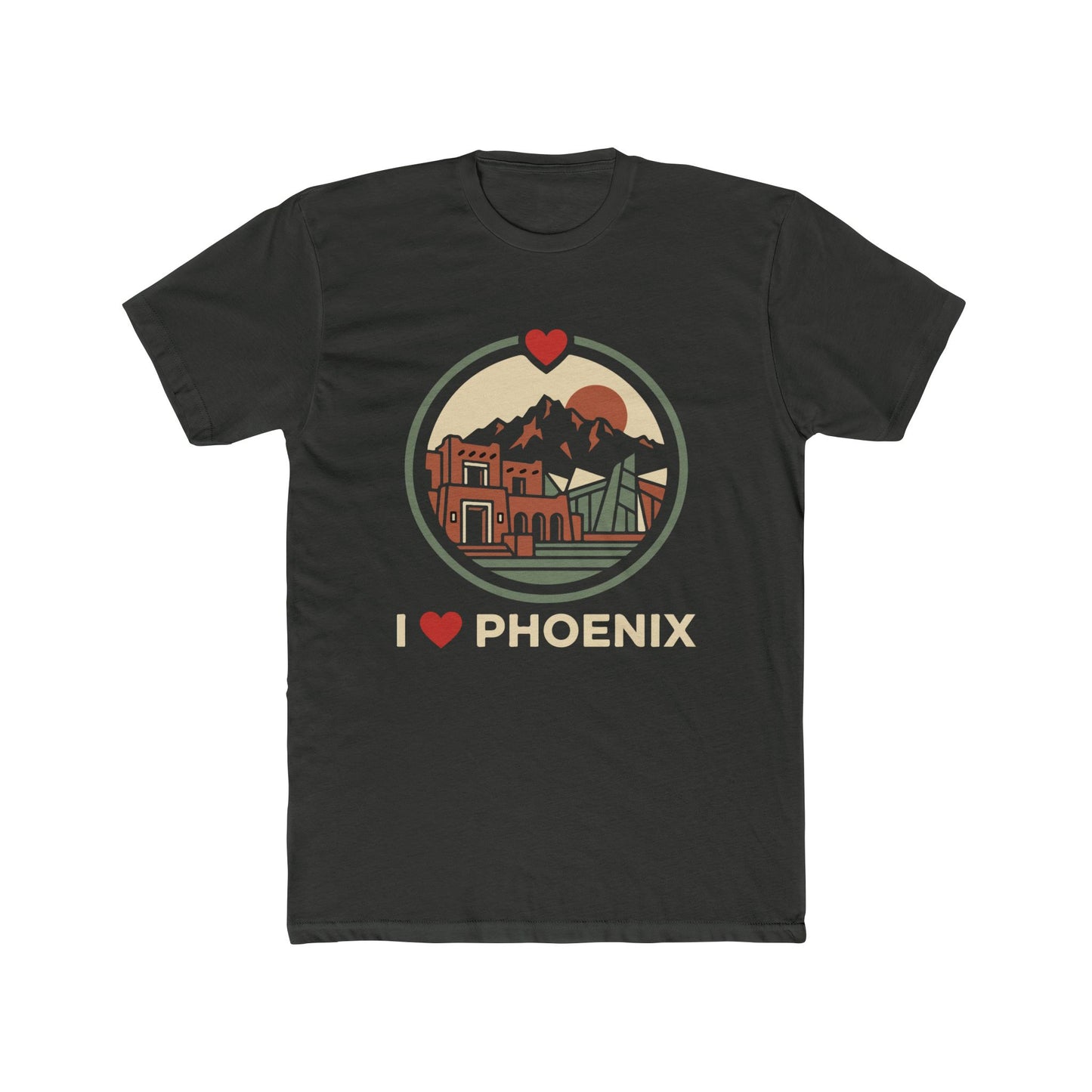 I  Phoenix Retro Skyline Tee — Vintage Arizona City Pride T-Shirt