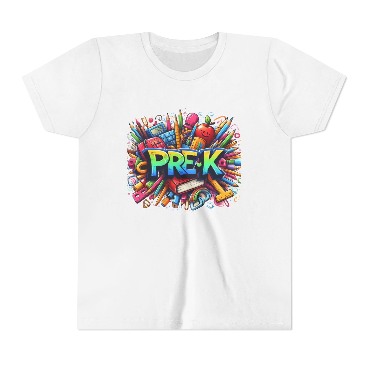 PRE-K Kids Tee — Colorful Back-to-School Pre-K Shirt for Preschoolers