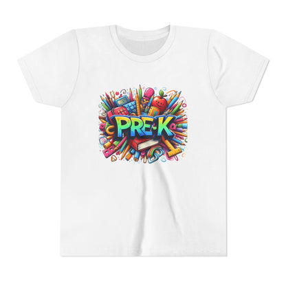 PRE-K Kids Tee — Colorful Back-to-School Pre-K Shirt for Preschoolers