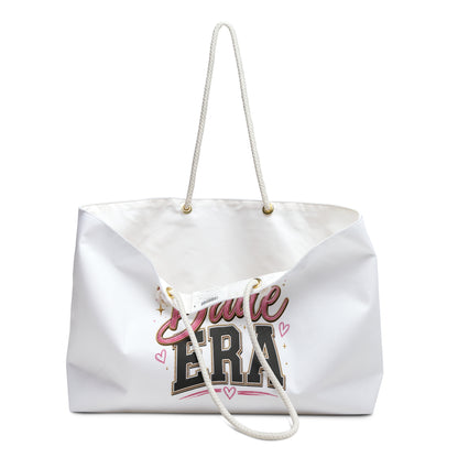 Bride Era Weekender Bag — Bachelorette Bridal Tote with Crown Design