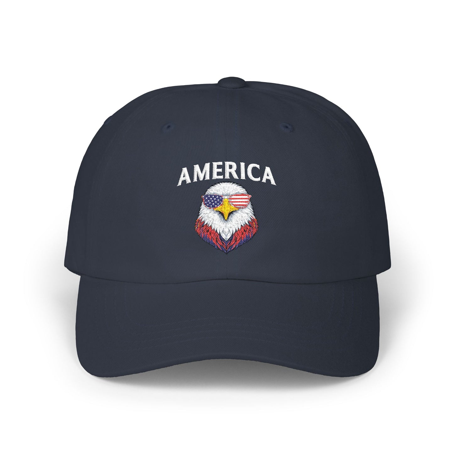 Dad Cap — Patriotic Eagle Embroidered Baseball Hat