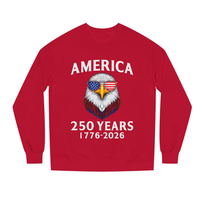 America 250 Years Sweatshirt — 1776–2026 Patriotic Eagle Crewneck