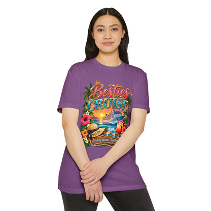 Besties Cruise T-Shirt – Tropical Friends Vacation Tee