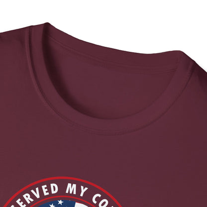 I Served My Country Us Airforce Veteran T-Shirt