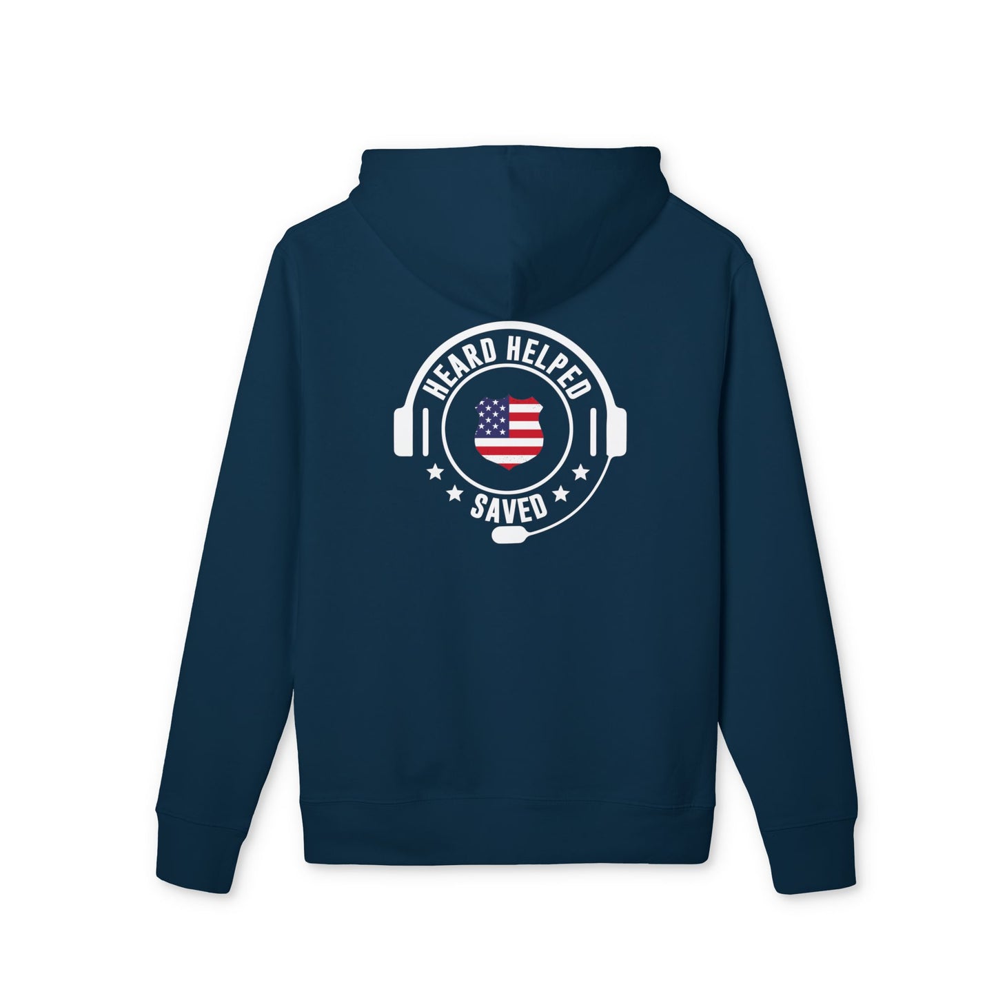 Helld Helped Saved Hoodie — Patriotic Call Center USA Headset Sweatshirt