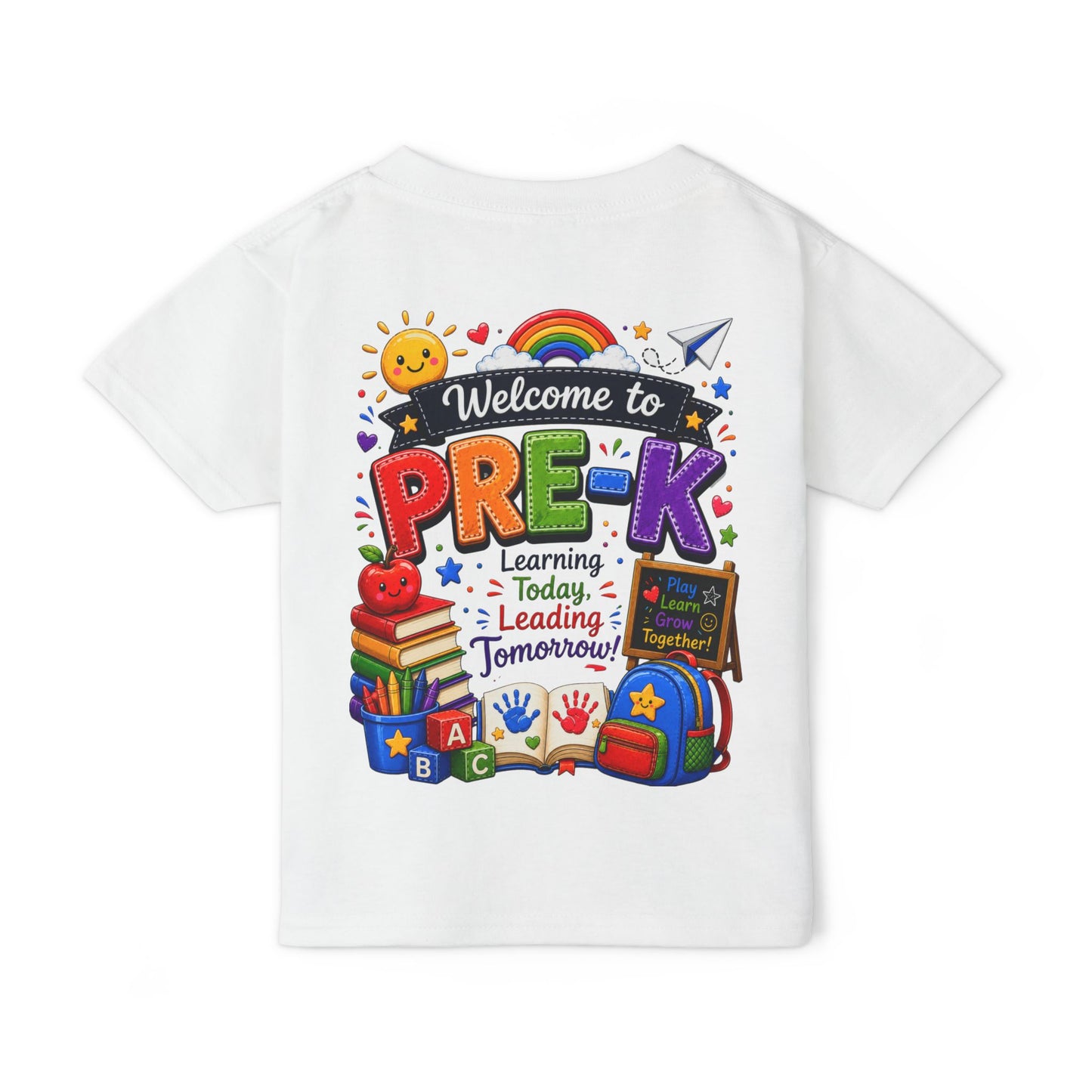 Welcome to Pre-K Toddler T-Shirt — Colorful Back-to-School Preschool Shirt