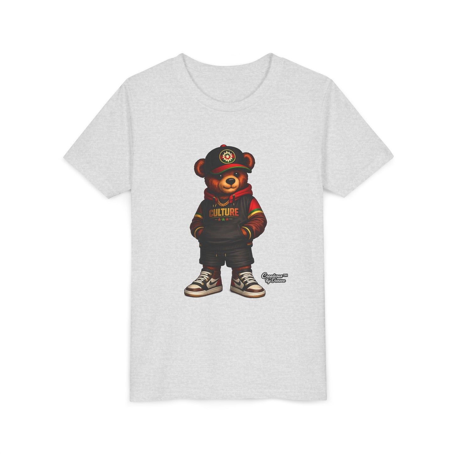 Youth Tee — Urban Bear "Culture" Graphic
