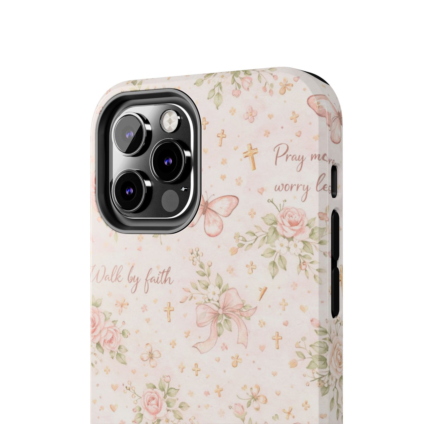 Walk By Faith Phone Case | Christian Floral iPhone Case
