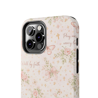 Walk By Faith Phone Case | Christian Floral iPhone Case