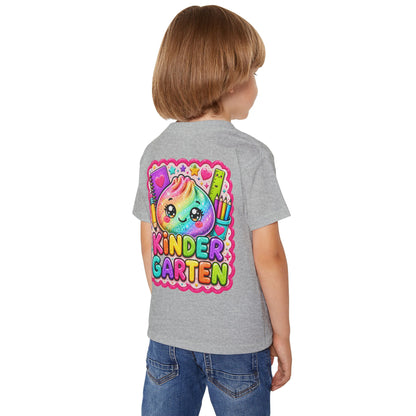 Kindergarten Cute Rainbow Emoji Toddler T-Shirt