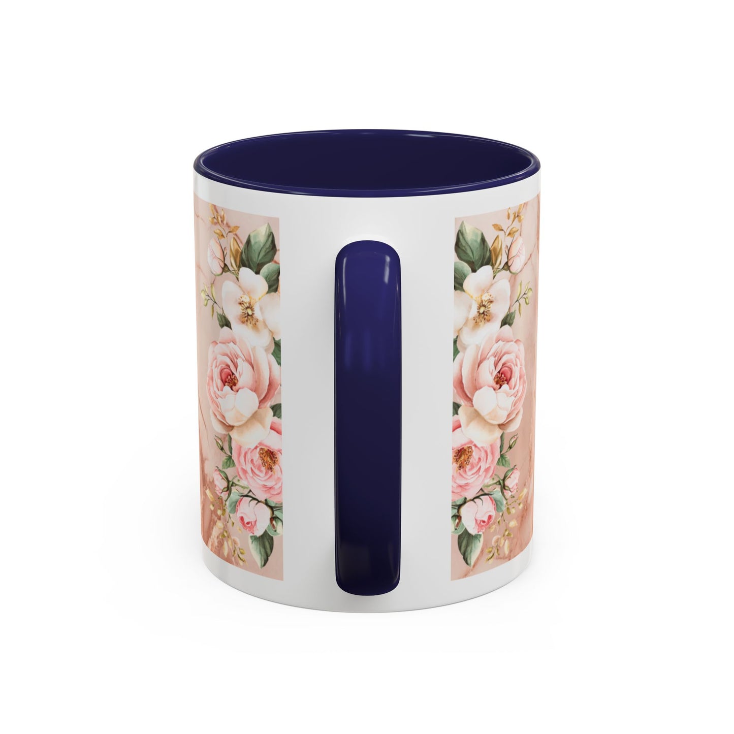 Mother's Heart Floral Accent Coffee Mug – “A Mother's Heart…Where Love Speaks the Loudest” (11/15oz)