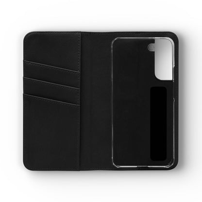 Christian Floral Phone Flip Case — "Jesus Saves" & Inspirational Scripture Wallet Cover