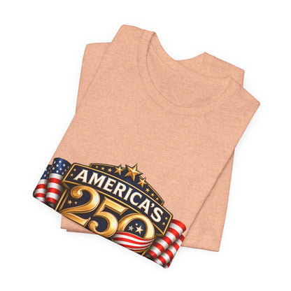 America's 250th Anniversary T-Shirt – 1776–2026 Patriotic USA Flag Tee