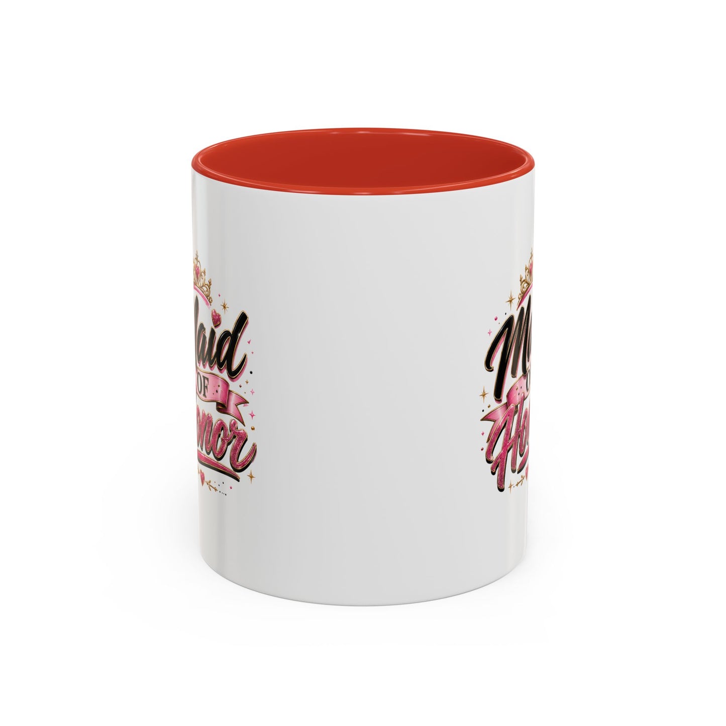 Maid of Honor Accent Coffee Mug — Bridal Party Gift (11/15oz)