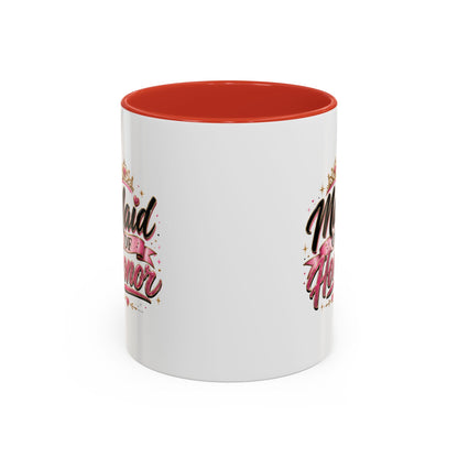 Maid of Honor Accent Coffee Mug — Bridal Party Gift (11/15oz)