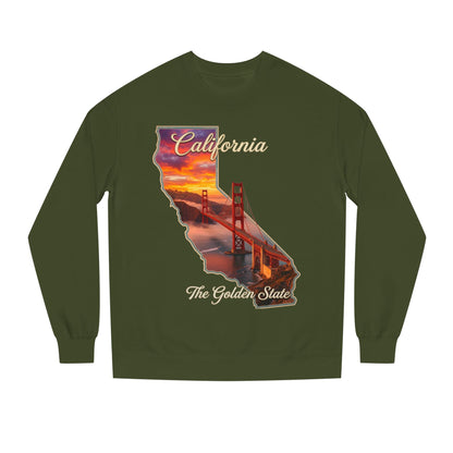 California Golden State Sweatshirt — Golden Gate Sunset Crew