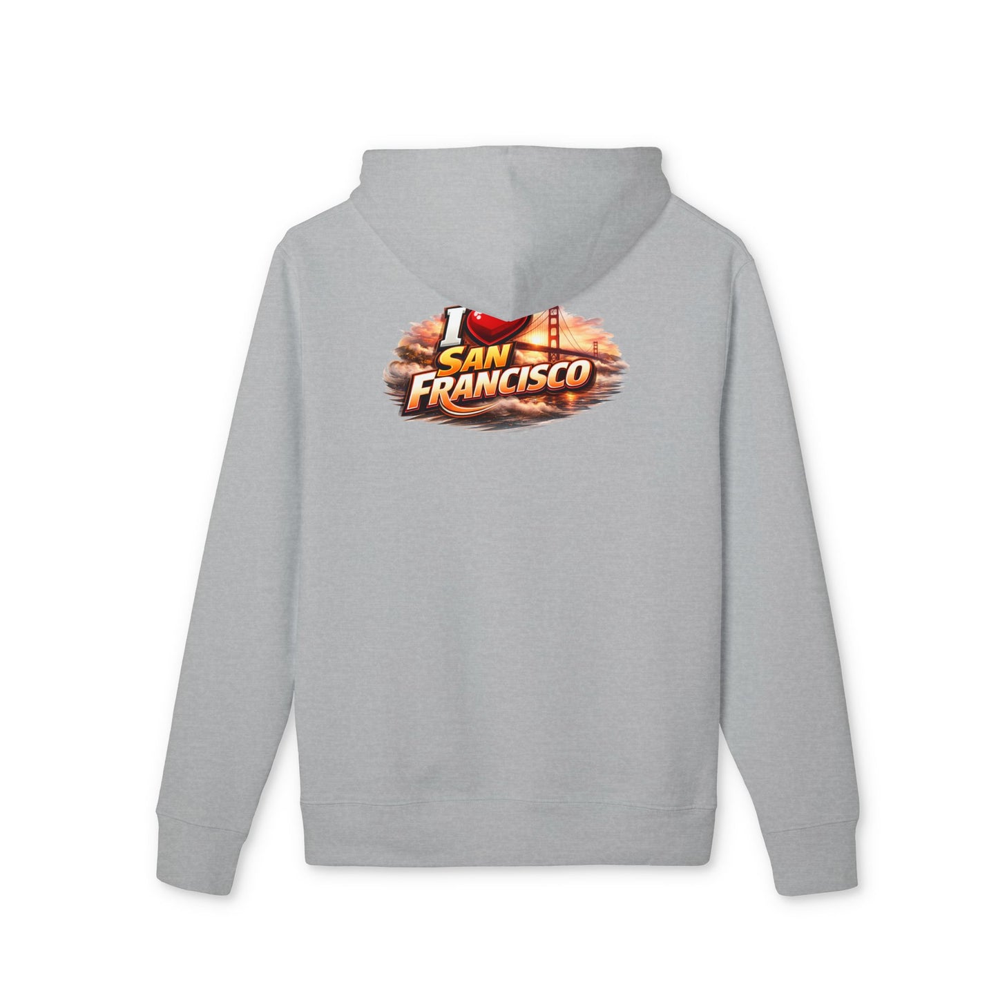 I Love San Francisco Hoodie — Retro City Skyline Graphic