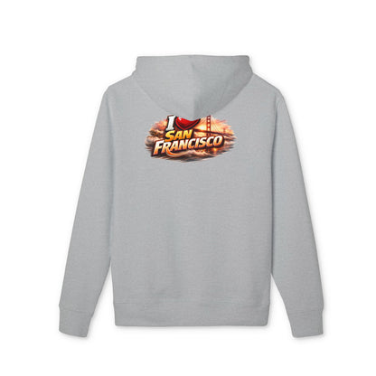 I Love San Francisco Hoodie — Retro City Skyline Graphic
