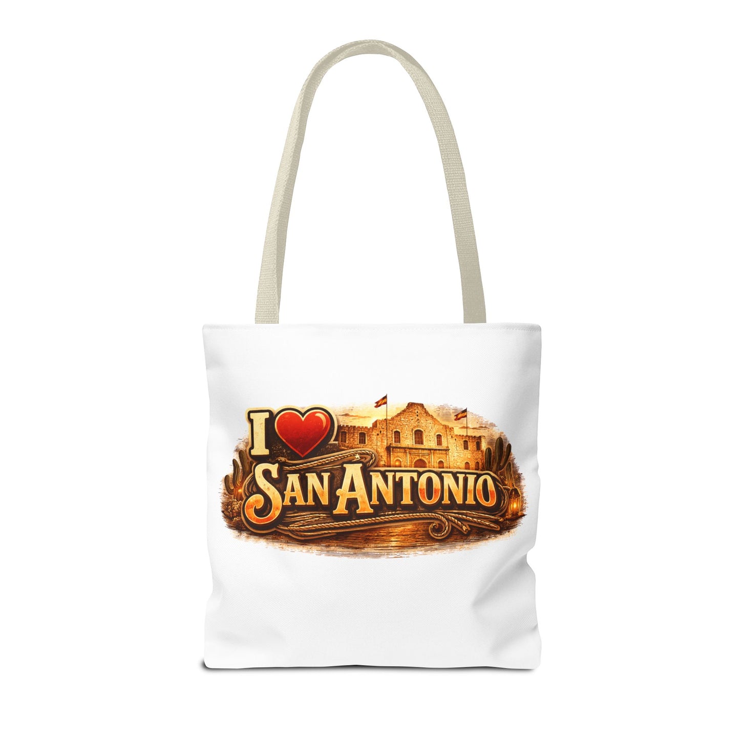 I  San Antonio Tote Bag — Alamo Vintage Souvenir Tote