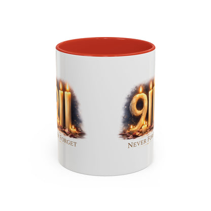 9/11 Never Forget Memorial Coffee Mug