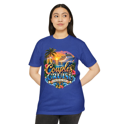 Couples Cruise T-Shirt — Tropical Cruise Vacation Graphic Tee