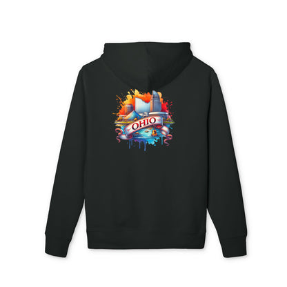 Ohio Skyline Hoodie — Colorful State Pride Pullover