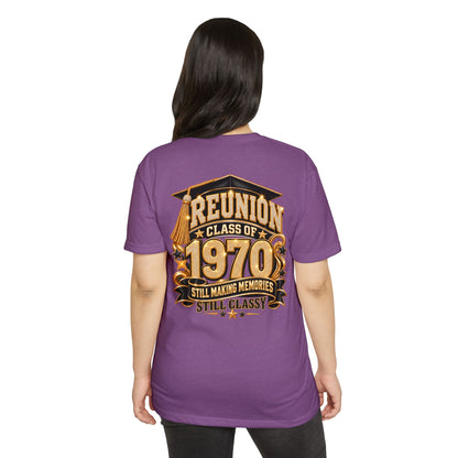 Class of 1970 Reunion T-Shirt — "Still Making Memories, Still Classy"