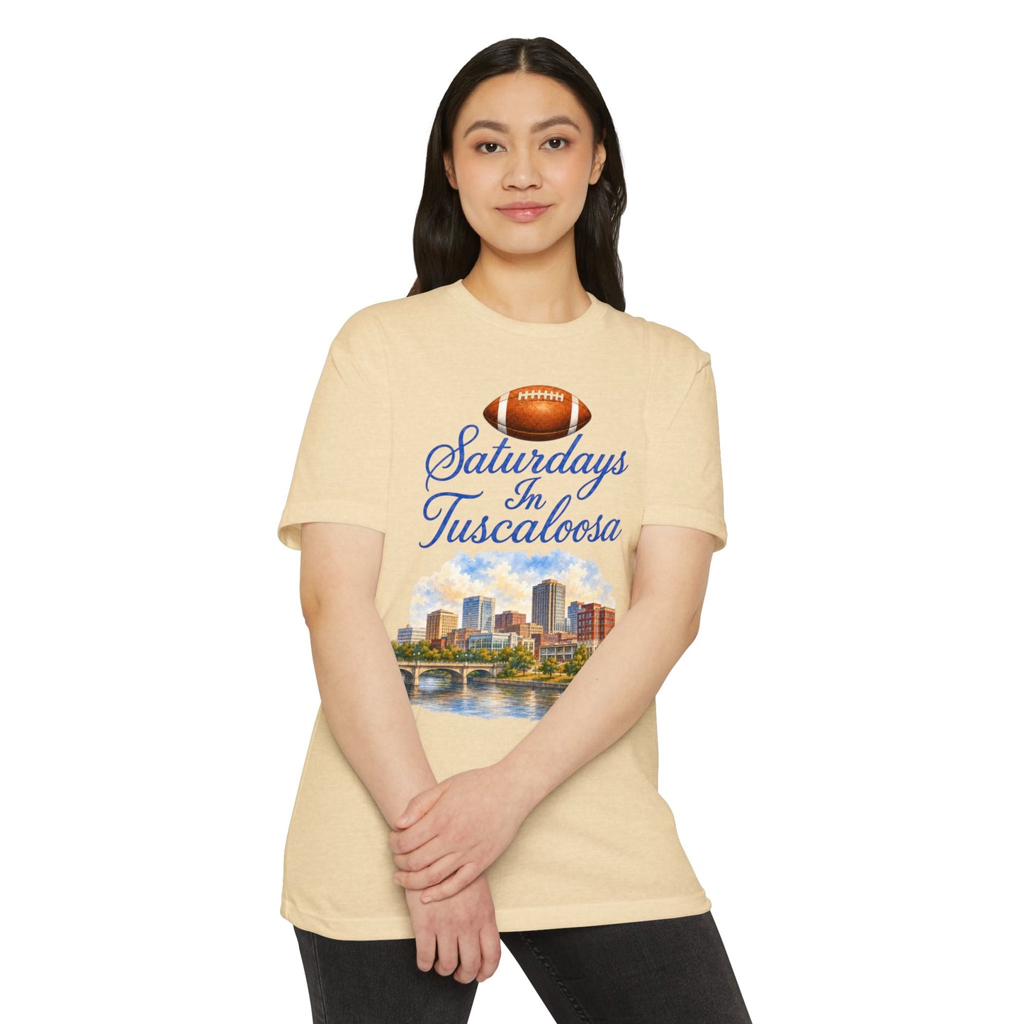 Saturdays in Tuscaloosa Football Cityscape T-Shirt