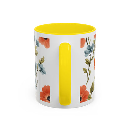 She Held My Hand Forever Floral Coffee Mug